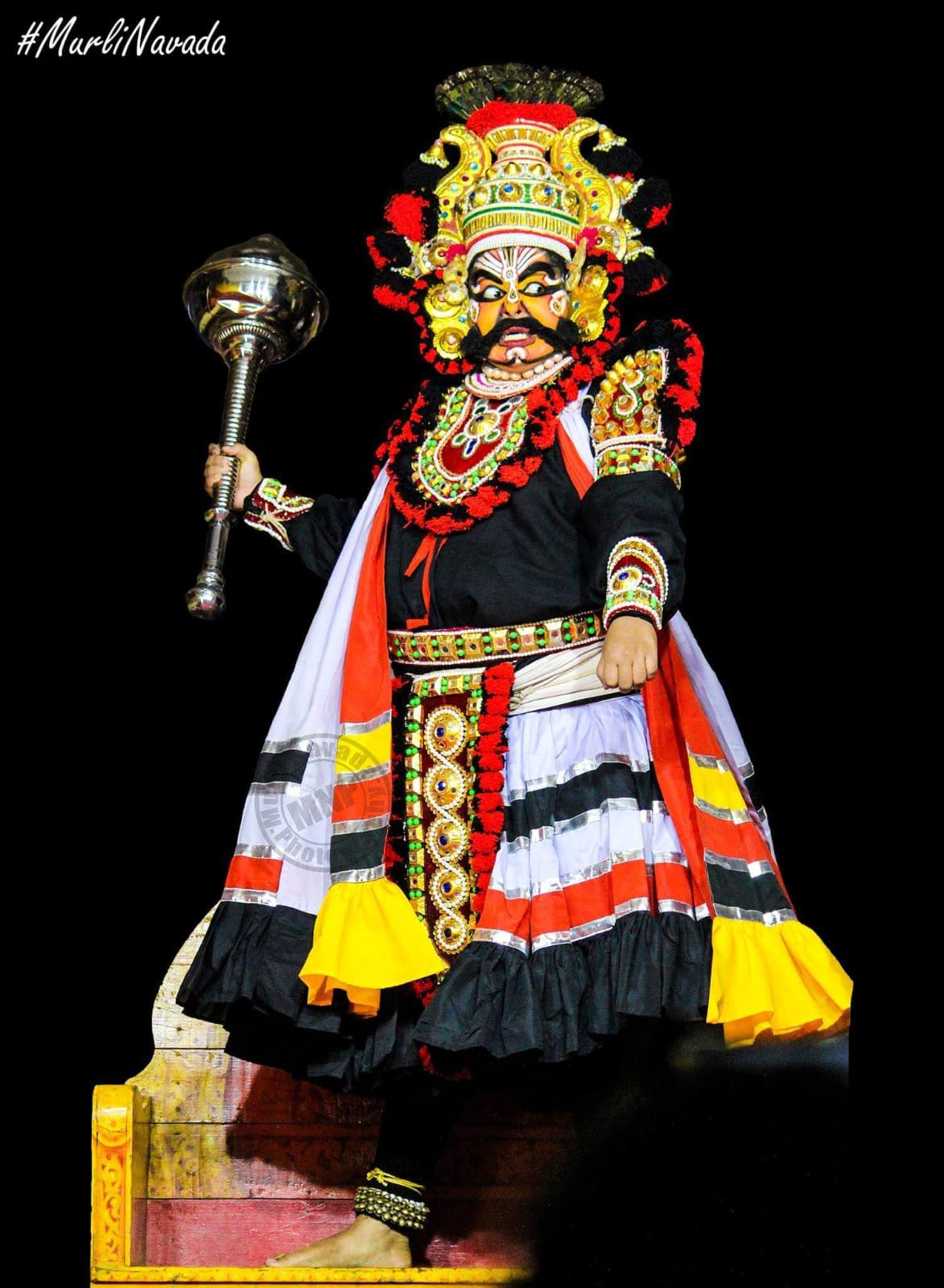 Maithri performing Yakshagana
