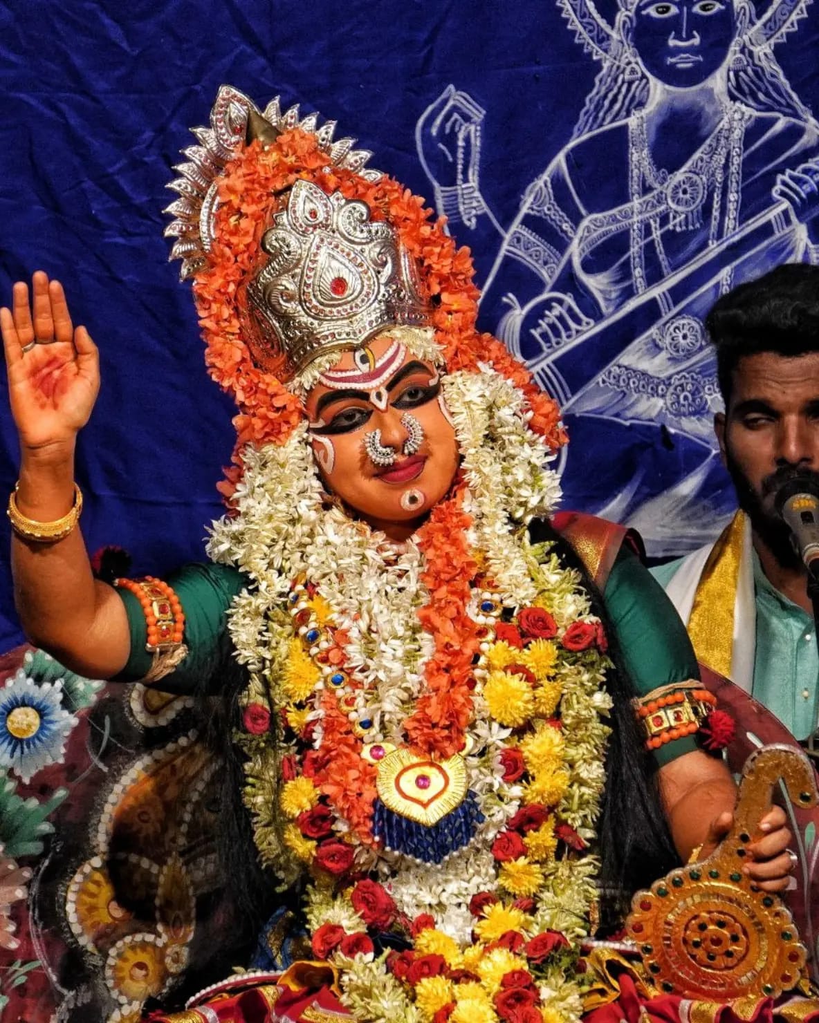 Maithri in a Yakshagana performance